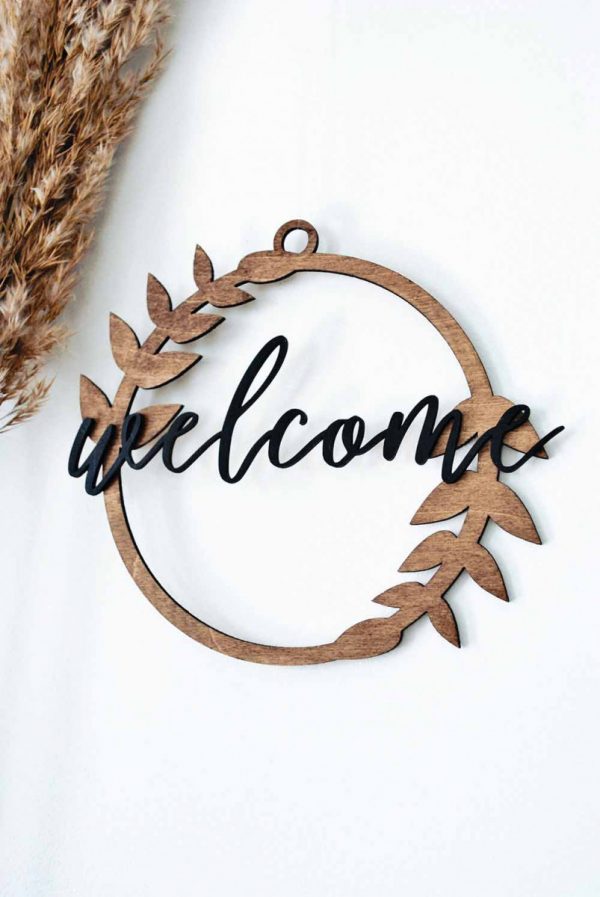 Ajtódísz "welcome" felirattal - Image 2