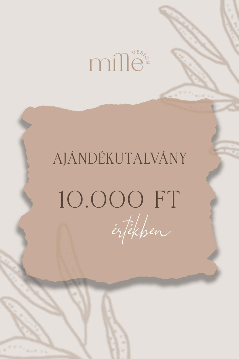 Ajándékutalvány 10.000 Ft értékben