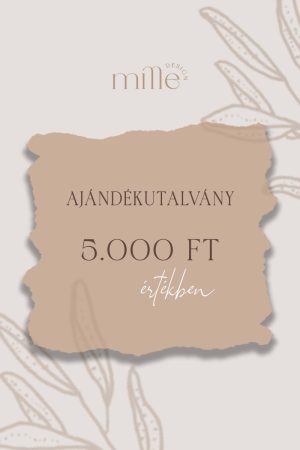 Ajándékutalvány 5000 Ft értékben