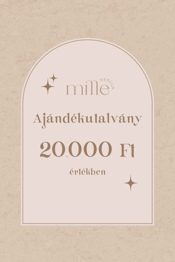 Ajándékutalvány 20.000 Ft értékben