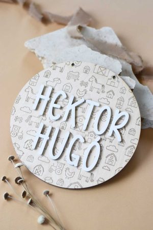 Farmos névtábla saját névvel